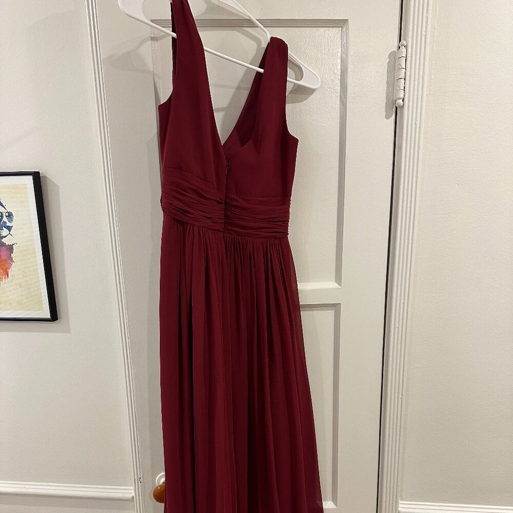 Dessy Bridesmaid Dress (Style 2894) in Burgundy